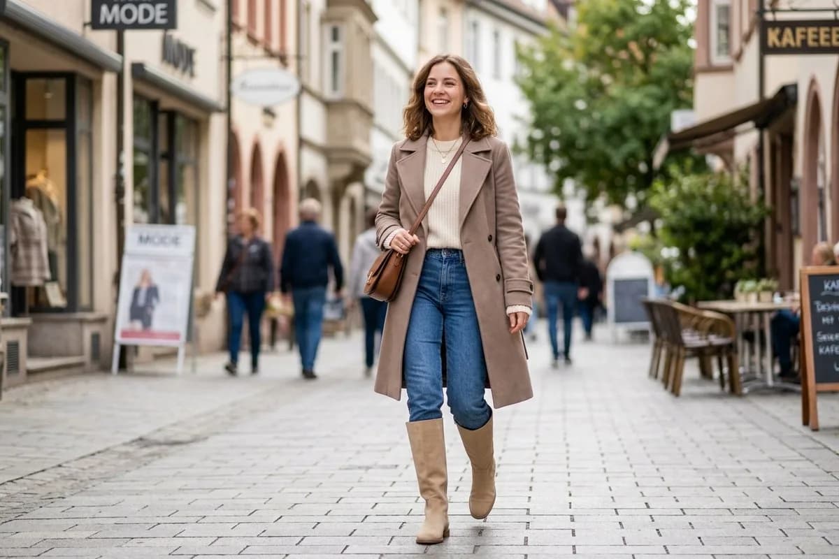 Beige Stiefel: 9 neutrale Outfits, die zu allem passen – Titelbild