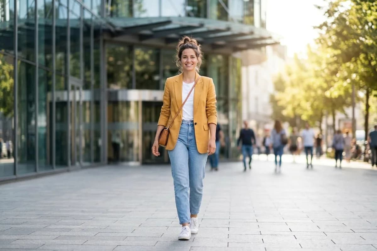 Gelber Blazer: 9 sonnige Outfits, die gute Laune machen – Titelbild