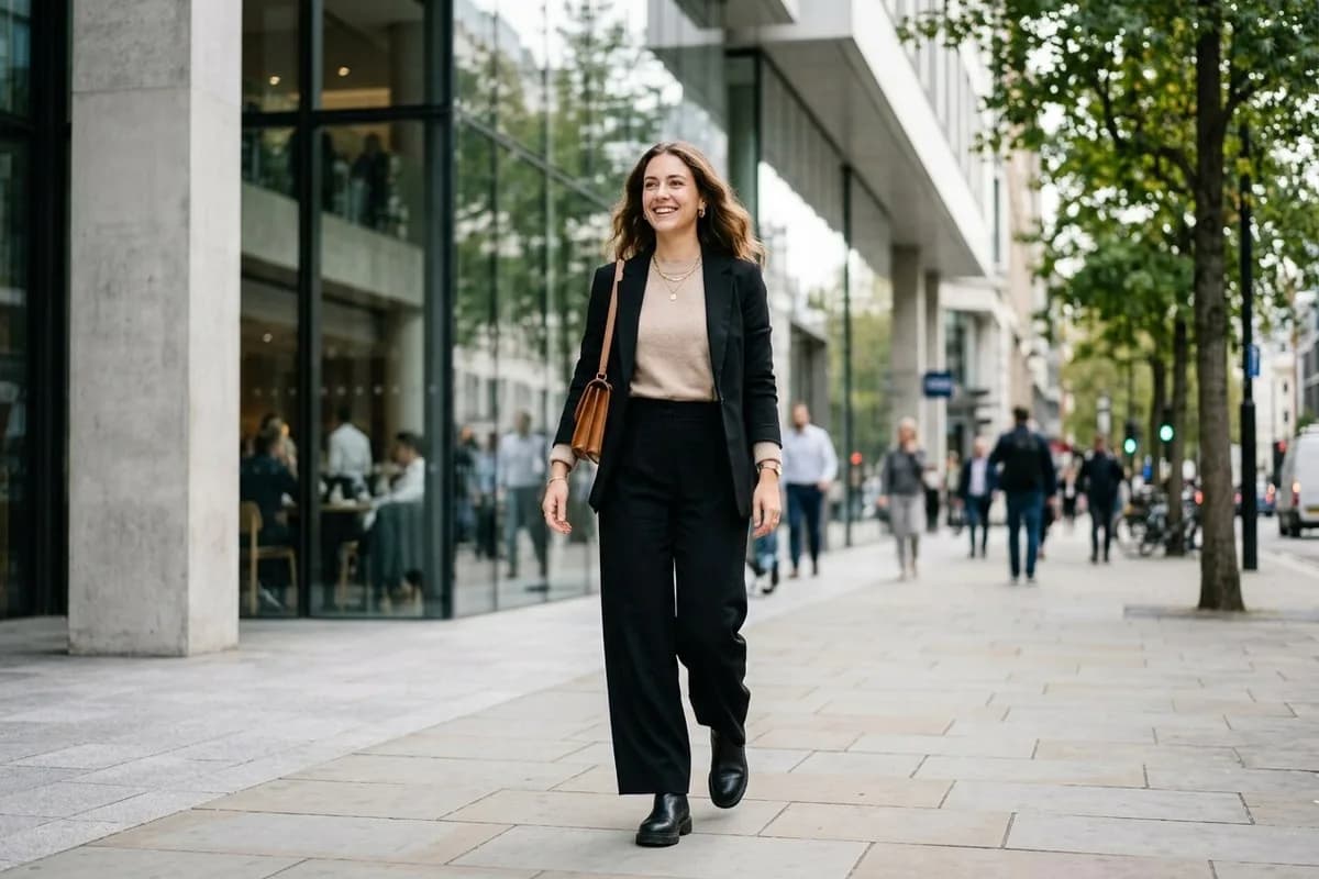 Schwarze weite Hose: 9 elegante Outfits mit dem Trendschnitt – Titelbild