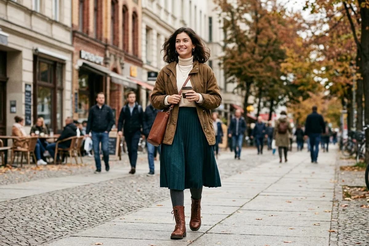 Rock mit Stiefeln: 9 schwungvolle Herbst-Looks für jeden Anlass – Titelbild