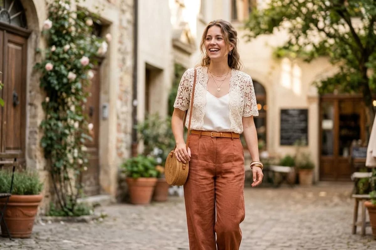 Spitzentop kombinieren: 9 romantische Outfits mit femininem Flair – Titelbild