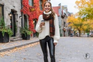 Lederleggings Herbst-Outfits: So stylst du den Alleskönner