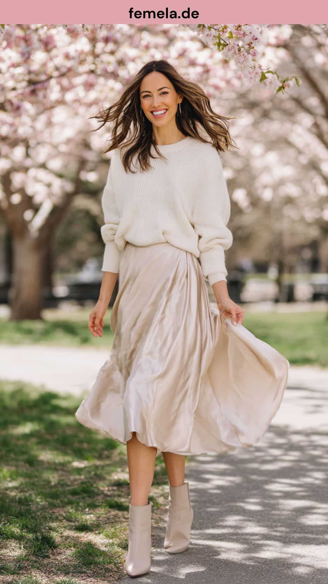 Oversized Pullover mit Kleid