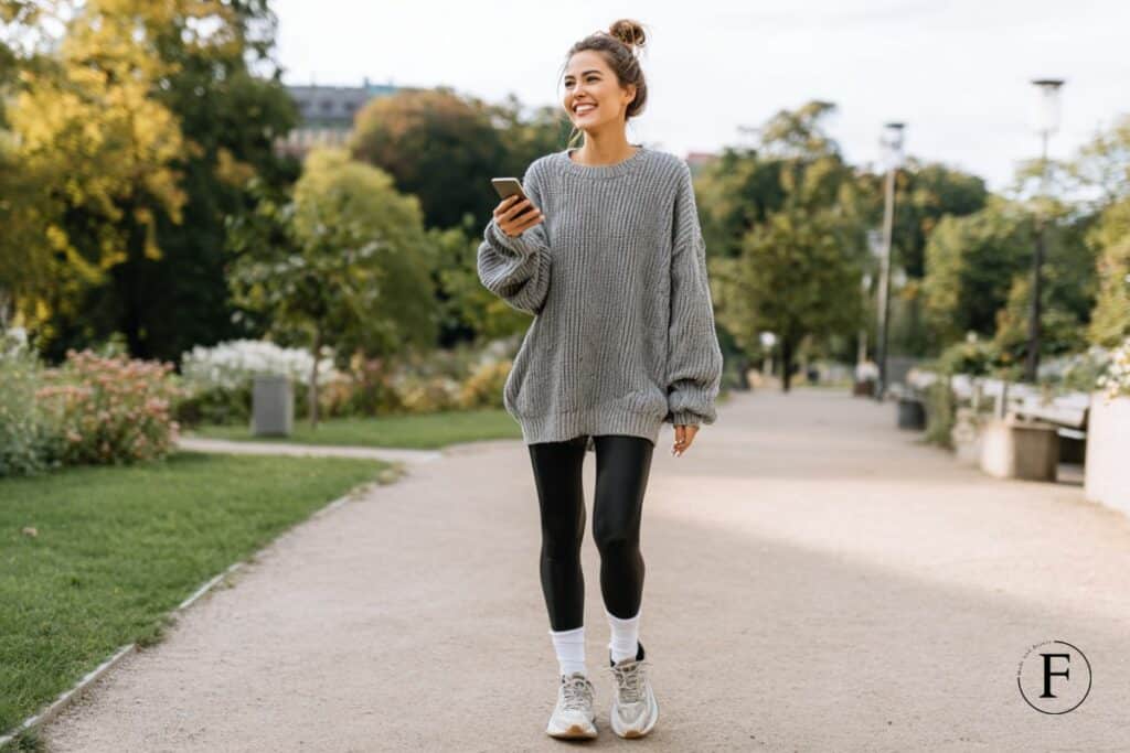 Leggings-Outfit: 19 Ideen von bequem bis sexy & absolut alltagstauglich