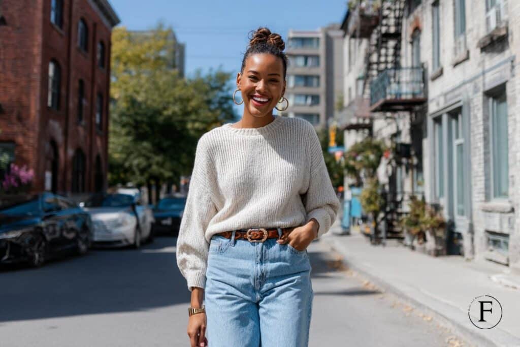 Dein ultimatives Mom Jeans Outfit: Der zeitlose Style-Guide
